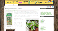 Desktop Screenshot of beclecto.com